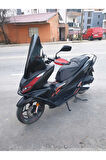 Honda Pcx Ön cam 2021 2024 Model Yılı 65cm Siyah Renk Orta Boylu Cam