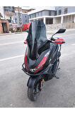 Honda Pcx Ön cam 2021 2024 Model Yılı 65cm Siyah Renk Orta Boylu Cam