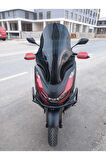 Honda Pcx Ön cam 2021 2024 Model Yılı 65cm Siyah Renk Orta Boylu Cam