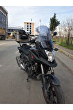 Honda Nc 700 750 X Siperlik Ön Cam 2012 2015 Model 50cm Açıkfüme Renkli 4mm ORTA BOYLU CAM