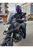 Honda Nc 700 750 X Siperlik Ön Cam 2012 2015 Model 50cm Açıkfüme Renkli 4mm ORTA BOYLU CAM