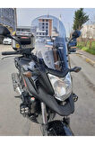 Honda Nc 700 750 X Siperlik Ön Cam 2012 2015 Model 50cm Açıkfüme Renkli 4mm ORTA BOYLU CAM
