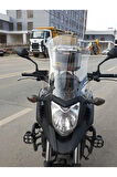 Honda Nc 700 750 X Siperlik Ön Cam 2012 2015 Model 59cm Şeffaf Renkli 4mm UZUN CAM