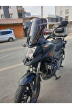 Honda Nc 700 750 X Siperlik Ön Cam 2012 2015 Model 59cm Siyah Renkli 4mm UZUN CAM
