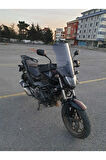 Honda Nc 700 750 S Siperlik Ön Cam 2012 2020 Model 50cm Açıkfüme Renkli 4mm ORTA BOYLU CAM