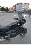 Honda Nc 700 750 S Siperlik Ön Cam 2012 2020 Model 50cm Açıkfüme Renkli 4mm ORTA BOYLU CAM