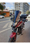 Honda Nc 700 750 X Siperlik Ön Cam 2016 2020 Model 59cm Siyah Renkli 4mm UZUN CAM