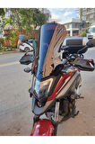 Honda Nc 700 750 X Siperlik Ön Cam 2016 2020 Model 59cm Siyah Renkli 4mm UZUN CAM