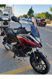Honda Nc 700 750 X Siperlik Ön Cam 2021 2024 Model 50cm Açıkfüme Renkli 4mm ORTA BOYLU CAM