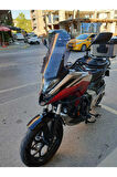 Honda Nc 700 750 X Siperlik Ön Cam 2021 2024 Model 50cm Açıkfüme Renkli 4mm ORTA BOYLU CAM