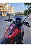 Honda Nc 700 750 X Siperlik Ön Cam 2021 2024 Model 50cm Açıkfüme Renkli 4mm ORTA BOYLU CAM