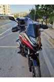 Honda Nc 700 750 X Siperlik Ön Cam 2021 2024 Model 50cm Açıkfüme Renkli 4mm ORTA BOYLU CAM