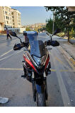 Honda Nc 700 750 X Siperlik Ön Cam 2021 2024 Model 50cm Şeffaf Renkli 4mm ORTA BOYLU CAM