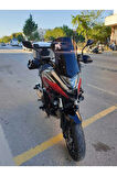 Honda Nc 700 750 X Siperlik Ön Cam 2021 2024 Model 50cm Siyah Renkli 4mm ORTA BOYLU CAM