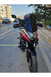 Honda Nc 700 750 X Siperlik Ön Cam 2021 2024 Model 50cm Siyah Renkli 4mm ORTA BOYLU CAM