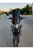 Honda Nc 700 750 X Siperlik Ön Cam 2021 2024 Model 59cm Siyah Renkli 4mm Uzun Geniş Cam