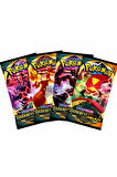 oster Sleeved Booster Kartları 4 Paket Pokemon Kart Kız Çocuk Eğitici Oyuncak Erkek Çocuk Oyuncaklar