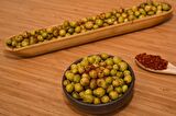 Halhalı Kırma Minik Yeşil Zeytin 3 KG