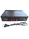Notel NOT PA 82T Amfi 80W Trafolu 2 Bölgeli 2 Mikrofon Girişli USB+ Bluetooth