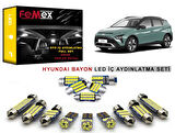Hyundai Bayon İç Aydınlatma Ampul Seti FEMEX Parlak Beyaz