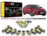 Hyundai Elantra 2019-2020 LED İç Aydınlatma Ampul Seti FEMEX Parlak Beyaz