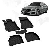 Mercedes C Serisi W205 4D Havuzlu Paspas 2015 ve Üzeri A+ Kalite