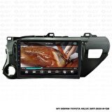 Araç Multimedya Toyota Hilux Android 12 Carplay 4Gb Ram + 64Gb Hdd 2017-2020 Navigasyon Ekran MYW