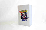 Neşeli Panda Yastık ve Defter Hediye Kutusu
