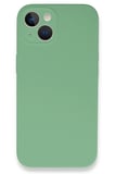 iPhone 13 Mini Kılıf Lansman Legant Silikon - Yeşil-(5796)