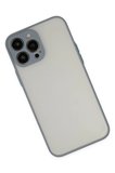 CPT83 iPhone 13 Pro Max Kılıf Montreal Silikon Kapak - Gri