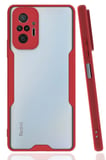 Xiaomi Redmi Note 10 Pro Kılıf Platin Silikon - Kırmızı-(5796)