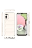 Samsung Galaxy A03S Kılıf Optimum Silikon - Krem-(5796)