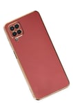 Samsung Galaxy A12 Kılıf Volet Silikon - Kırmızı
