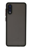 CPT83 Samsung Galaxy A02 Kılıf Montreal Silikon Kapak - Siyah