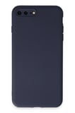 iPhone 7 Plus Kılıf First Silikon - Lacivert-(5796)