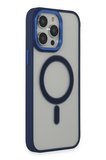 iPhone 15 Pro Max Kılıf Room Magneticsafe Silikon - Lacivert