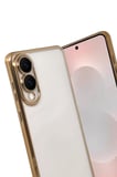 CPT83 Samsung Galaxy S25 Edge Lensli Silikon - Gold