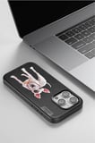 iPhone 15 Pro Max Perma Desenli Kapak - Siyah-(5796)