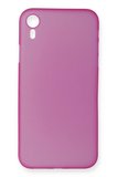 CPT83 iPhone XR Kılıf PP Ultra İnce Kapak - Pembe