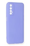 Realme 7 Kılıf First Silikon - Lila-(5796)
