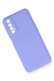 Realme 7 Kılıf First Silikon - Lila-(5796)