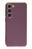 CP120 Samsung Galaxy S23 Kılıf Volet Silikon - Mor
