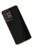 Samsung Galaxy A52 Kılıf Volet Silikon - Siyah
