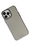 iPhone 13 Pro Max Kılıf Modos Metal Kapak - Siyah-(5796)