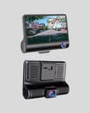 Araç DVR Kamerası 3’lü 170° Geniş Açılı Full HD ve Park Destekli