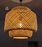 İbiza Bambu Avize Ada Esintisinin Canlılığı Çap: 40CM