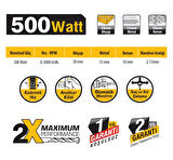 SGS 5140 Profesyonel Darbesiz Elektrikli Matkap 500 Watt
