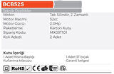 MAX EXTRA BCB52S - EURO V(5) Motor Benzinli OT Biçme Yan Tırpanı