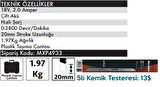 MAX EXTRA MXP4933 - Akülü Tilki Kuyruğu Kemik Kurban Testeresi 18 Volt 2 Amper