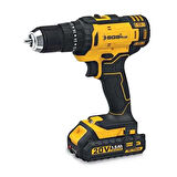 SGS5248 - 20 Volt 1.5 Amper Akülü Şarjlı Darbeli Matkap  Vidalama Seti Çift Akülü